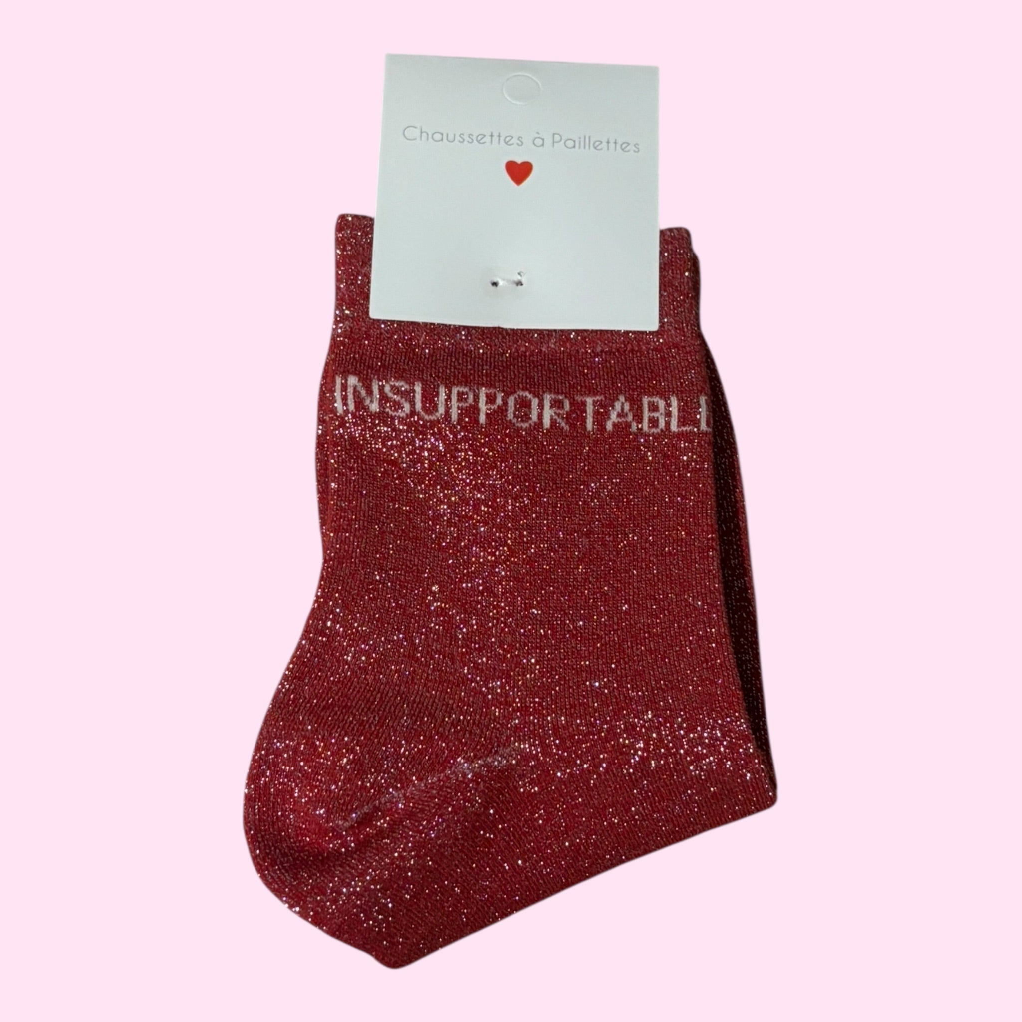 Chaussettes "Insupportable"